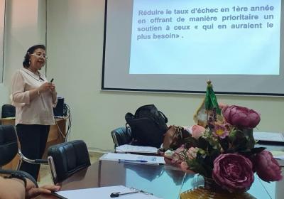 Photos réunions de coordination de la cellule tutorat de l’Université Oran 2 (2022-2025)