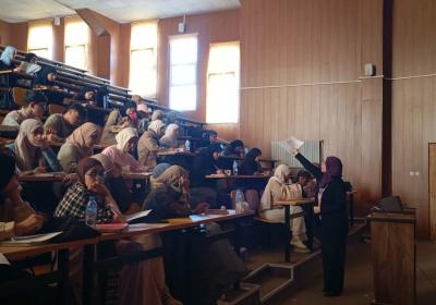 Images des ateliers de révisions aux examens du S1 FLE. décembre 2025 / صور من ورشات دعم لتحضير امتحانات السداسي الأول 08 و 10 ديسمبر 2025